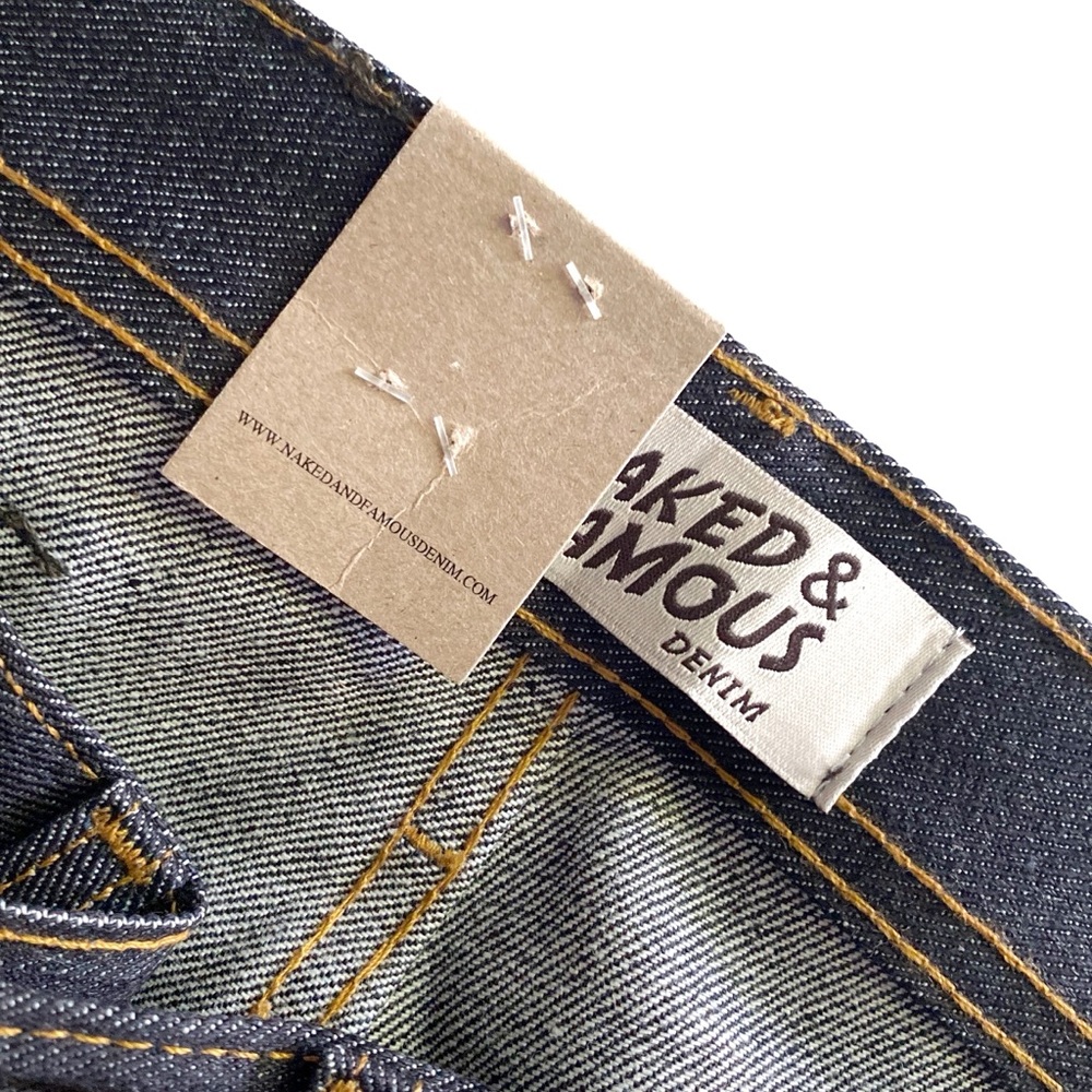 NWT Naked & Famous Weird Guy Left Hand Twill Denim - Picture 7 of 13
